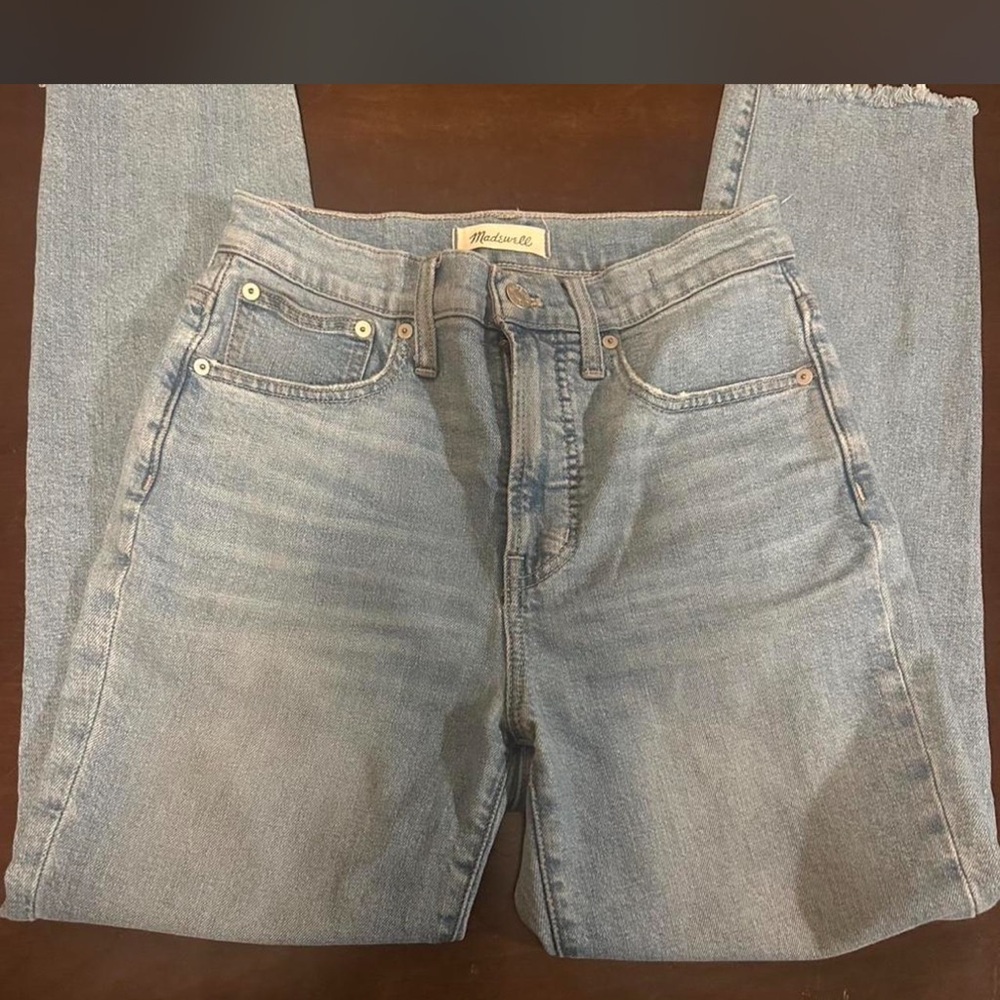 Madewell “The Perfect Vintage Jean” Light Blue Denim Jeans. Size 25.